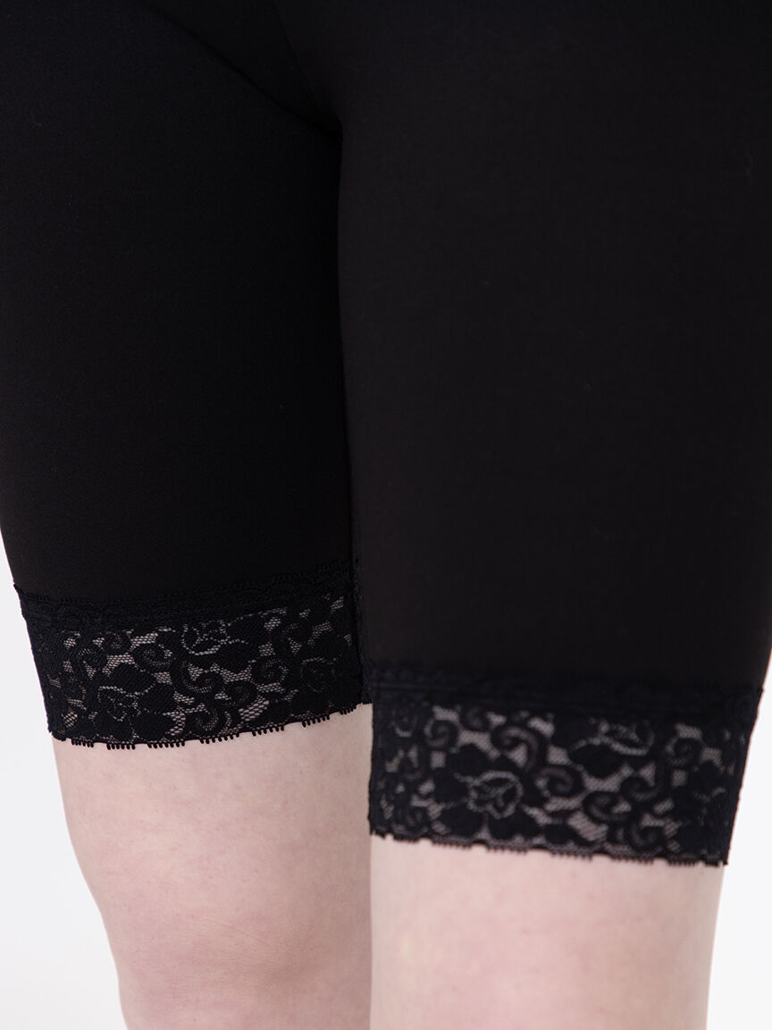 Women's Lace Trim Bike Short