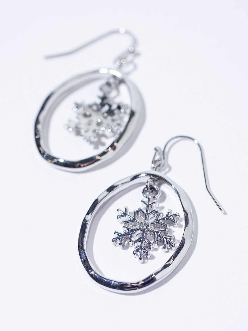 Women's Snowflake Earrings