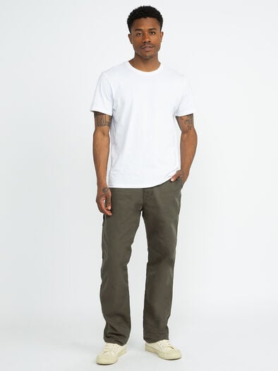 Men's Duck Flex Carpenter Pant, Moss Men's Duck Flex Carpenter Pant, Moss