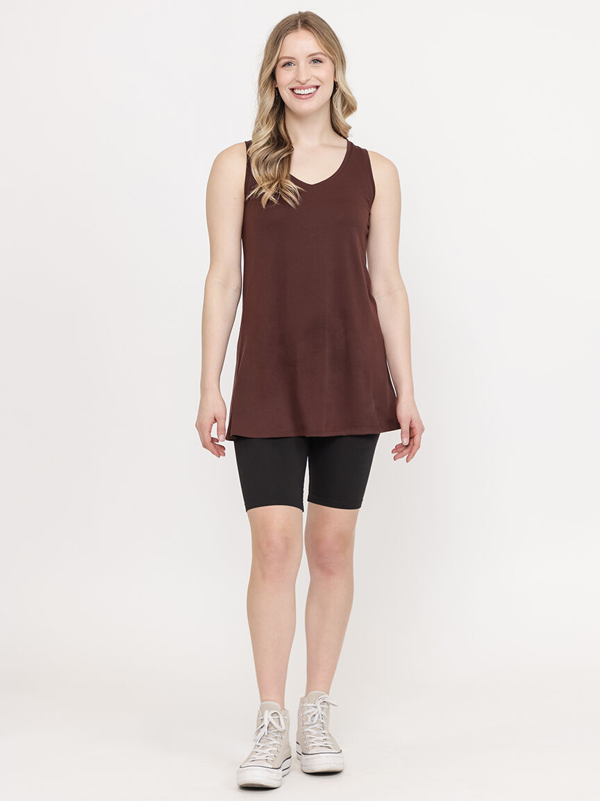 Women's V Neck Legging Tank