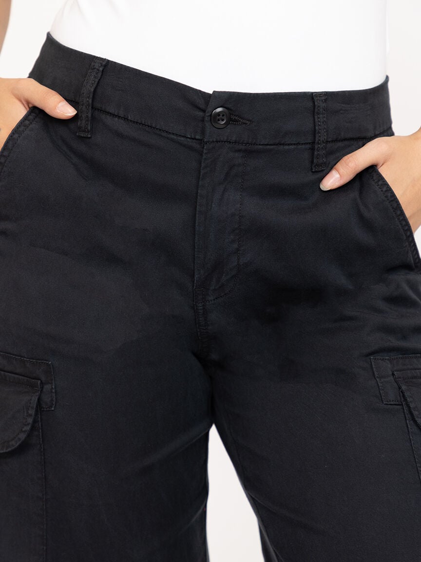 Women's Drapey Wide Leg Cargo Pant Warehouse One