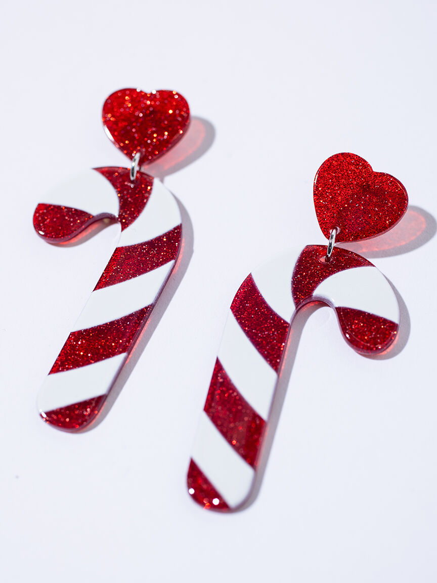 Women's Candy Cane Earrings