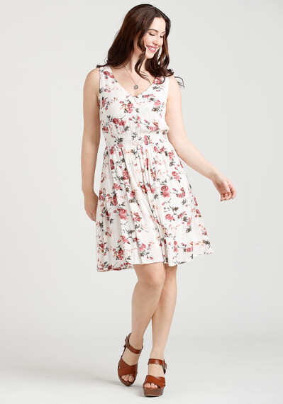 Women's Floral Babydoll Dress Warehouse One