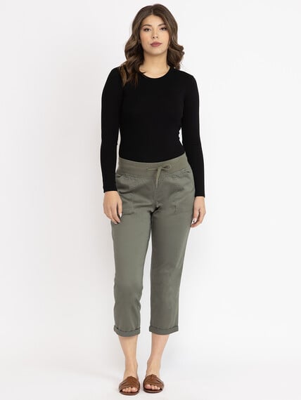 Women's Knit waist Pull-on Cuffed Weekender Pants Women's Knit waist Pull-on Cuffed Weekender Pants Image 5