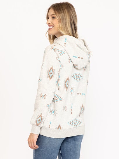 Women's Geo Popover Hoodie Women's Geo Popover Hoodie