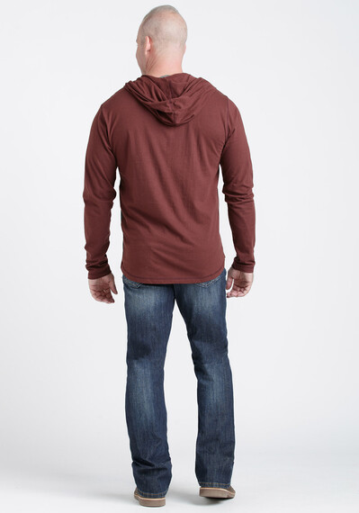Men's Everyday Hooded Colour Block Tee Image 2