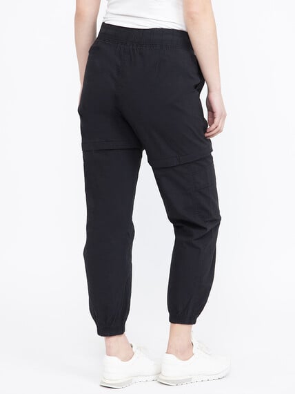 Women's Convertible Zipped Off Cargo Jogger Pant Women's Convertible Zipped Off Cargo Jogger Pant Image 4