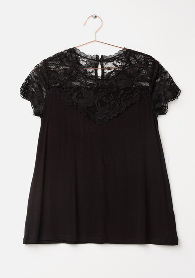 Women's Lace Sleeve Top Image 4