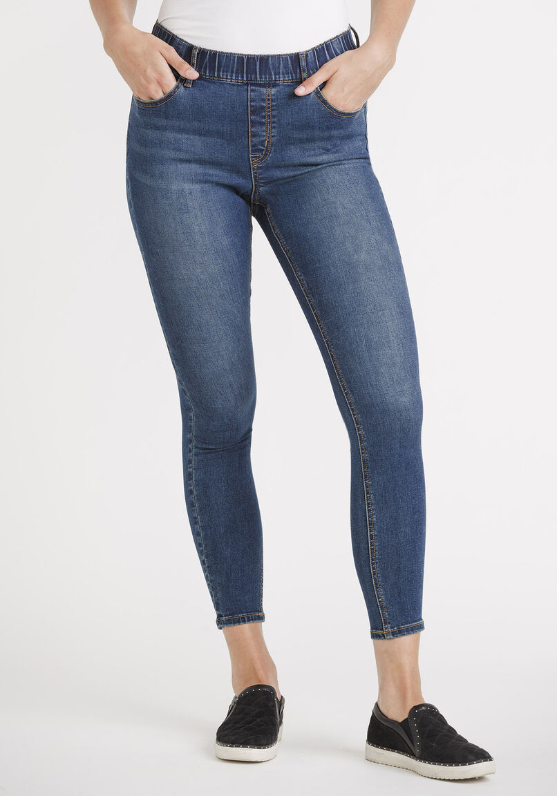 Women's Pull-on Ankle Skinny Jeans Warehouse One