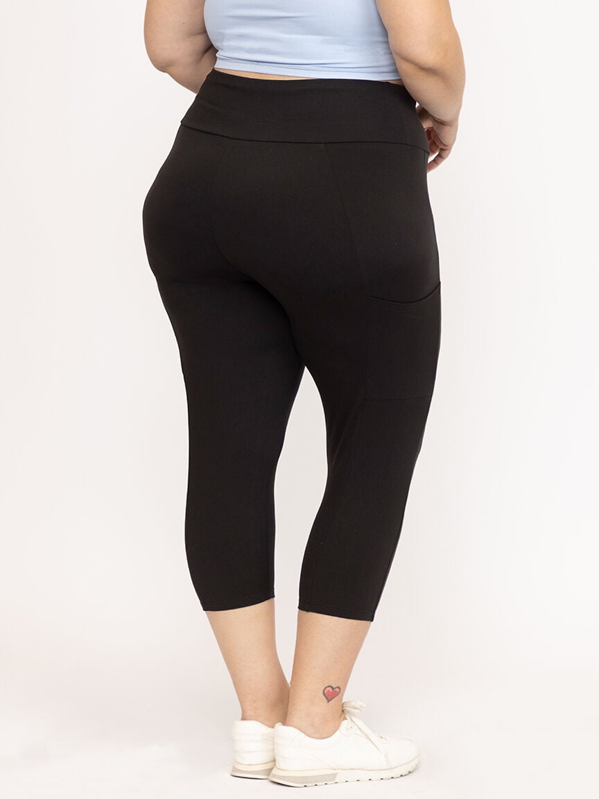 Women's Cell Phone Pocket Capri Legging