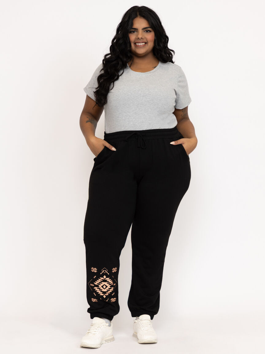 Women's Foil Geo Jogger