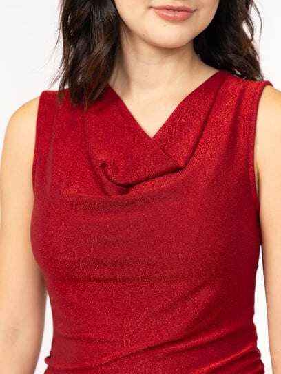 Women's Shimmer Cowl Neck Tank Women's Shimmer Cowl Neck Tank