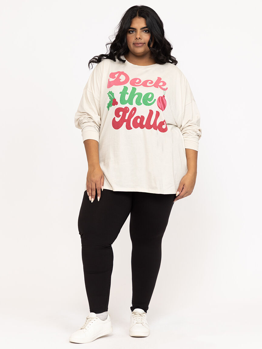Women's Deck The Halls Long Sleeve Tee