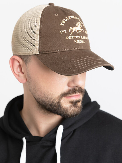 Men's Yellowstone Horse Embroidery Hat Image 4