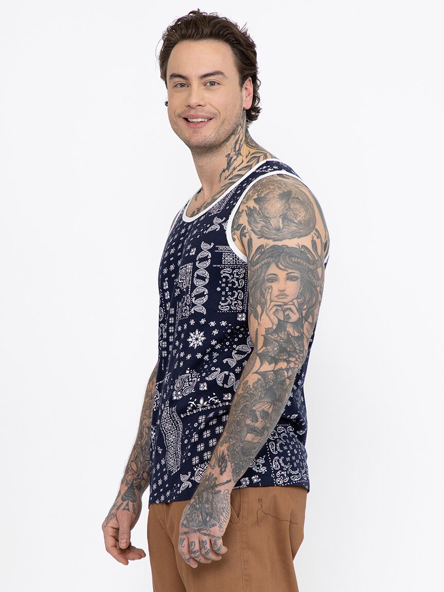 Men's Bandana Tank