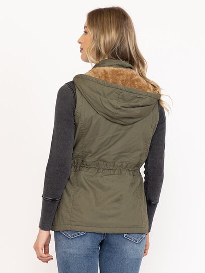Women's Hooded Anorak Vest Women's Hooded Anorak Vest