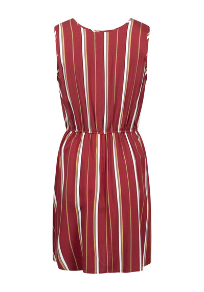 Women's Stripe Fit & Flare Dress Image 3