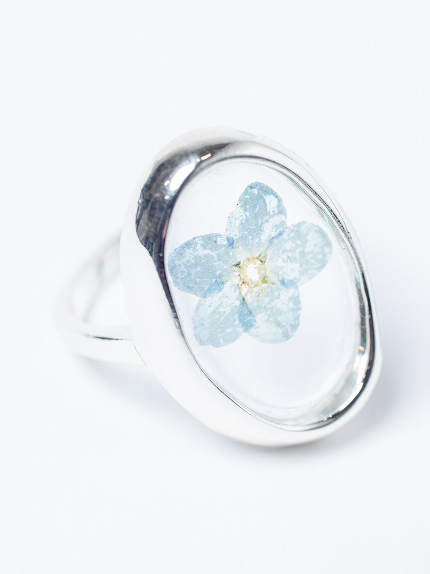 Women's Pressed Flower Ring