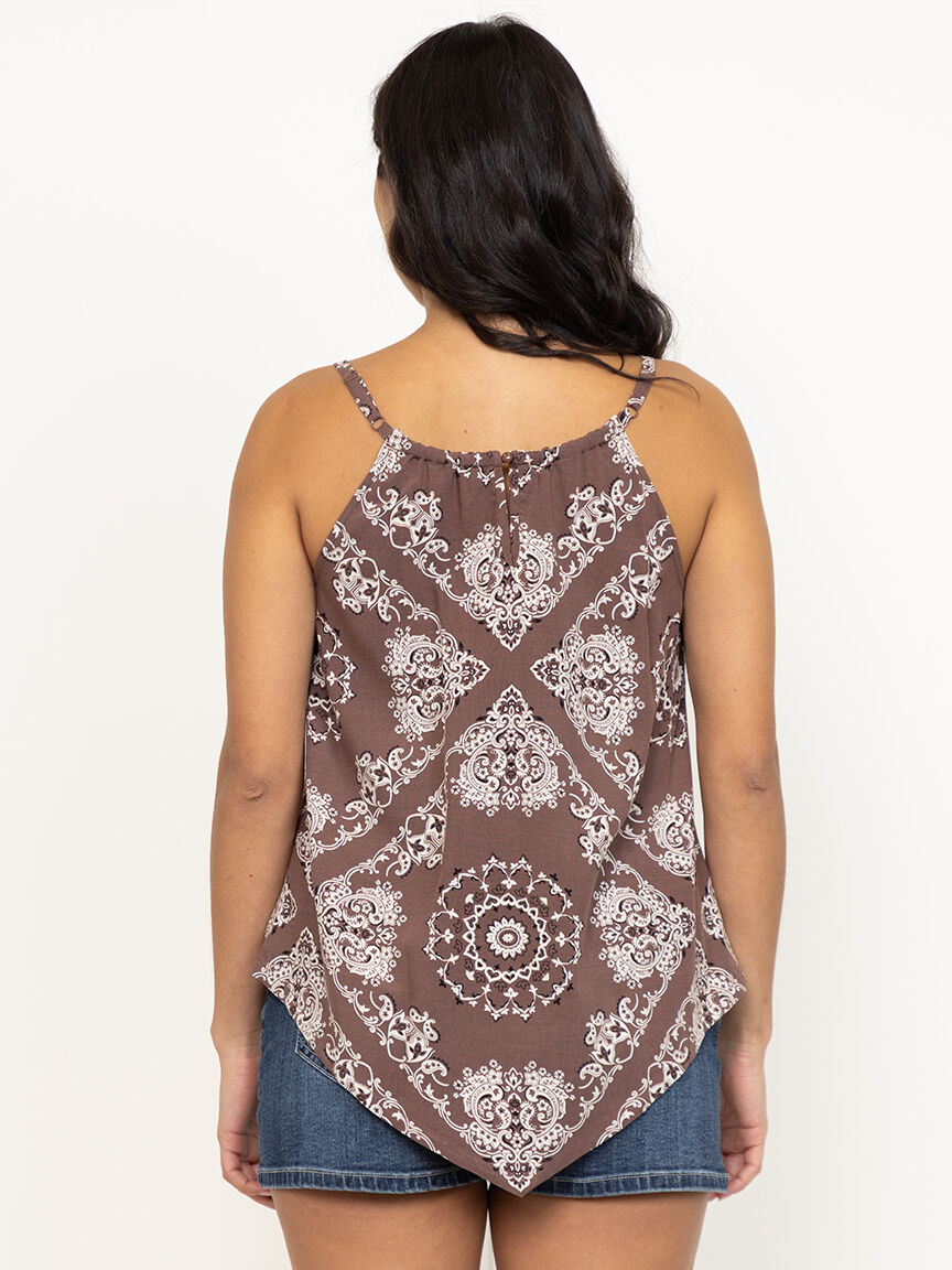 Women's Bandana Print Tank