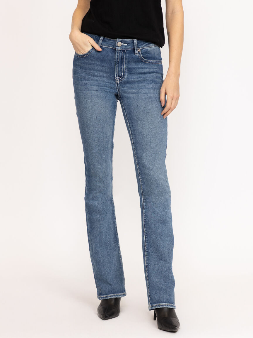 Women's Medium Wash Baby Boot Jeans