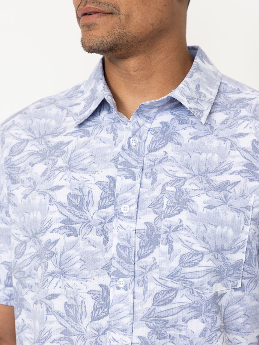 Men's Floral Hybrid Shirt