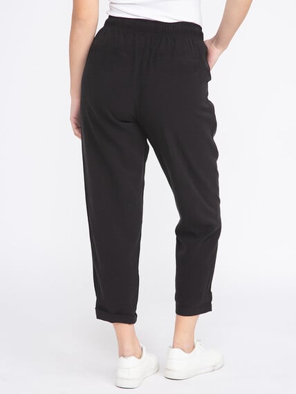 Women's Soft Pull-on Utility Cropped Weekender Pants Women's Soft Pull-on Utility Cropped Weekender Pants Image 4