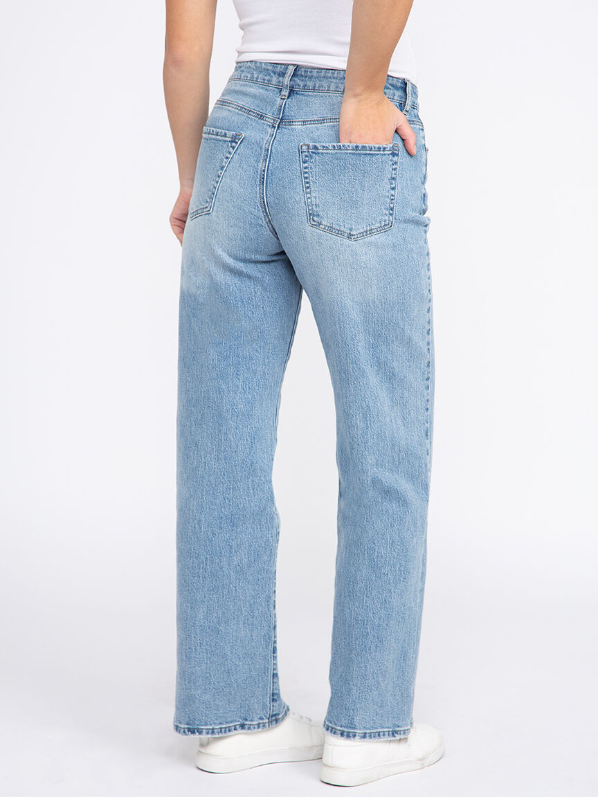 Women's High Rise Wide Leg Jeans Warehouse One