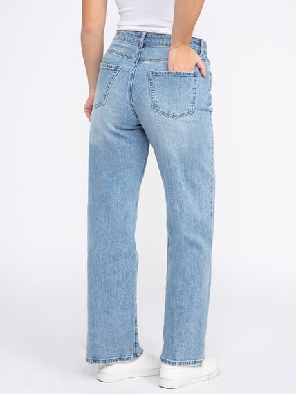 Women's High Rise Wide Leg Jeans Women's High Rise Wide Leg Jeans Image 4