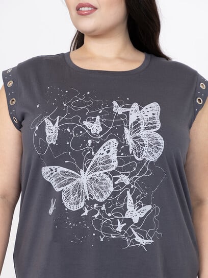 Women's Butterfly Grommet Tee Women's Butterfly Grommet Tee