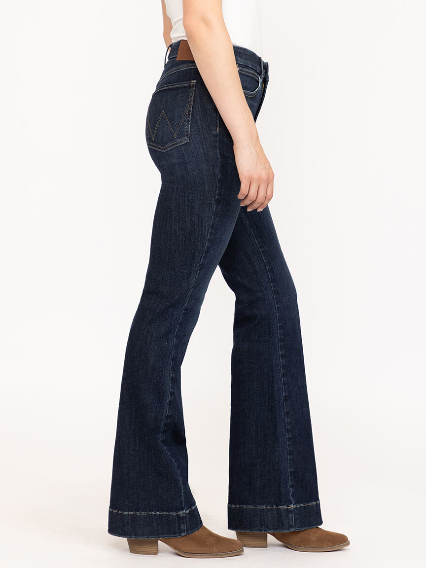 Women's Bespoke High Rise Dark Wash Trouser Jean