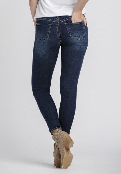 Women's Indigo Wash Skinny Jeans Image 2
