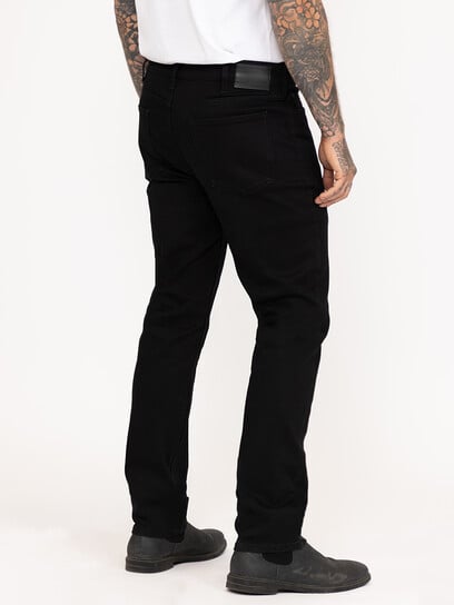 Men's Black Relaxed Slim Jeans Men's Black Relaxed Slim Jeans