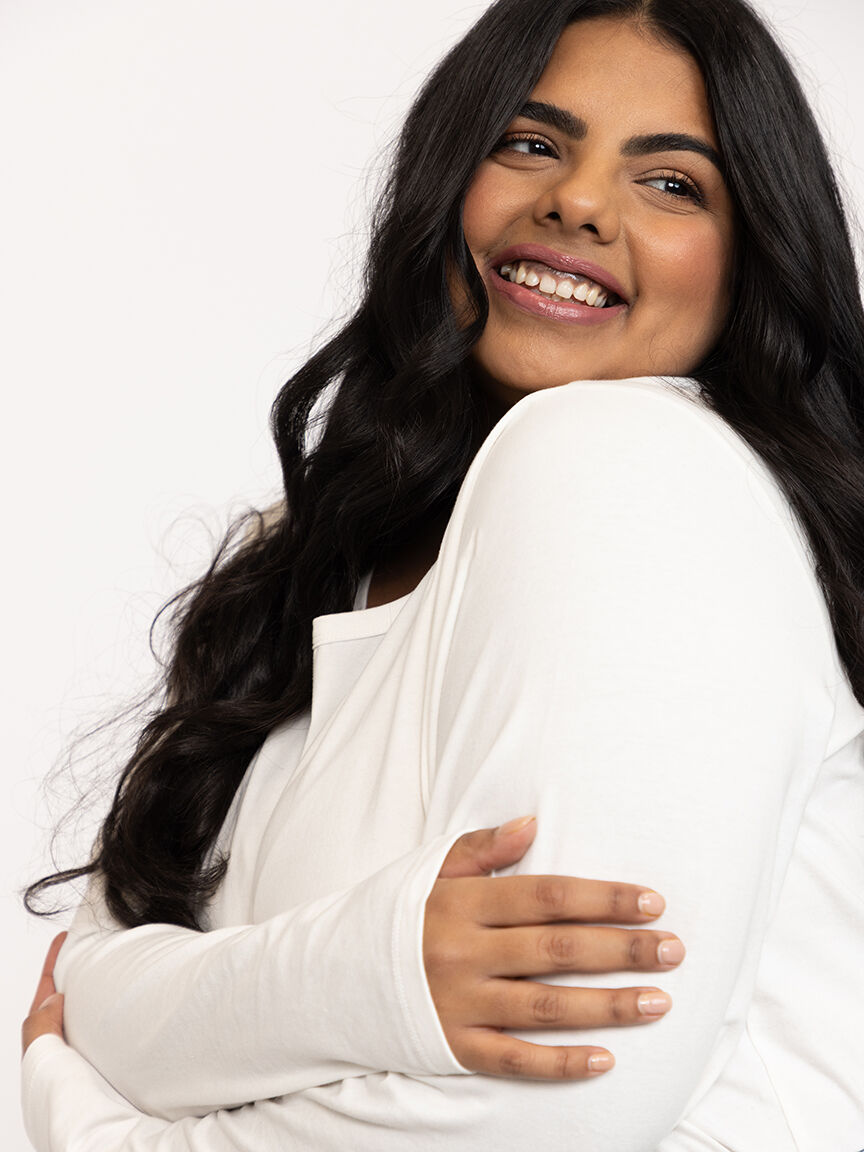 Women's Crew Neck Long Sleeve Tee