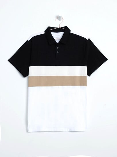Men's Colourblock Polo Shirt