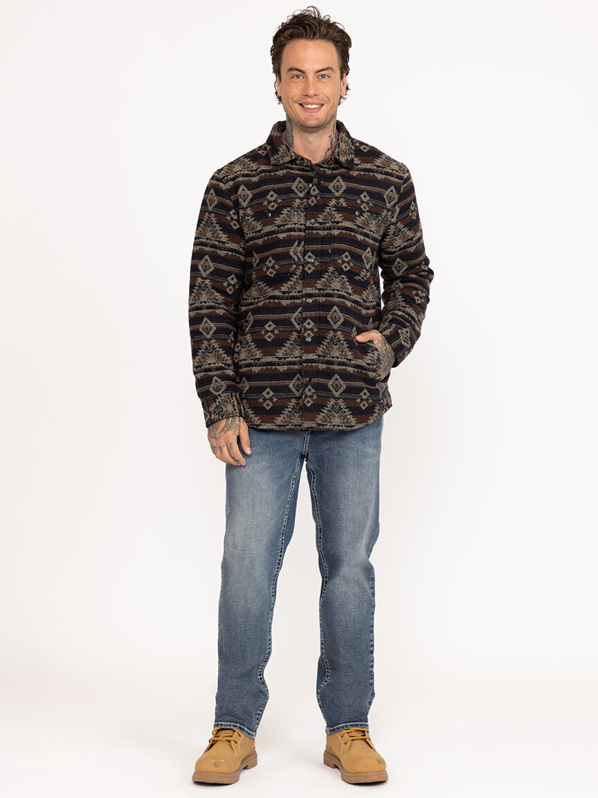 Men's Geo Flannel Shacket