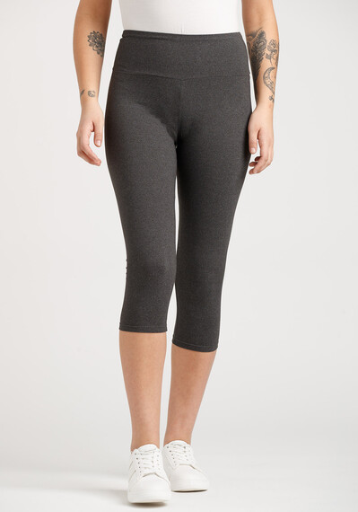Women's High Waist Capri Legging Women's High Waist Capri Legging Image 1