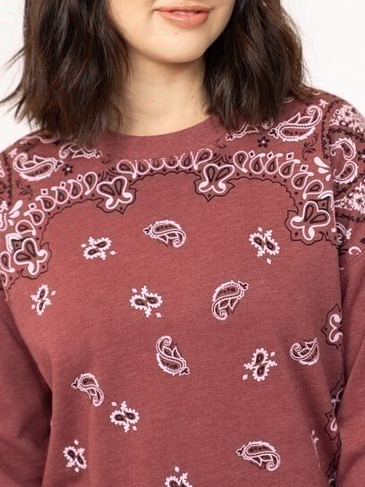 Women's Bandana Sweatshirt Women's Bandana Sweatshirt