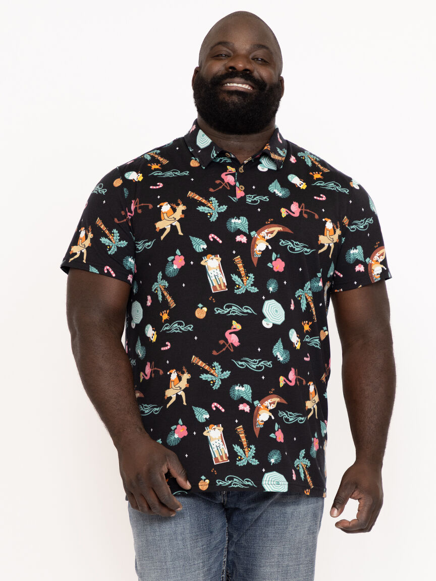 Men's Holiday Polo Shirt