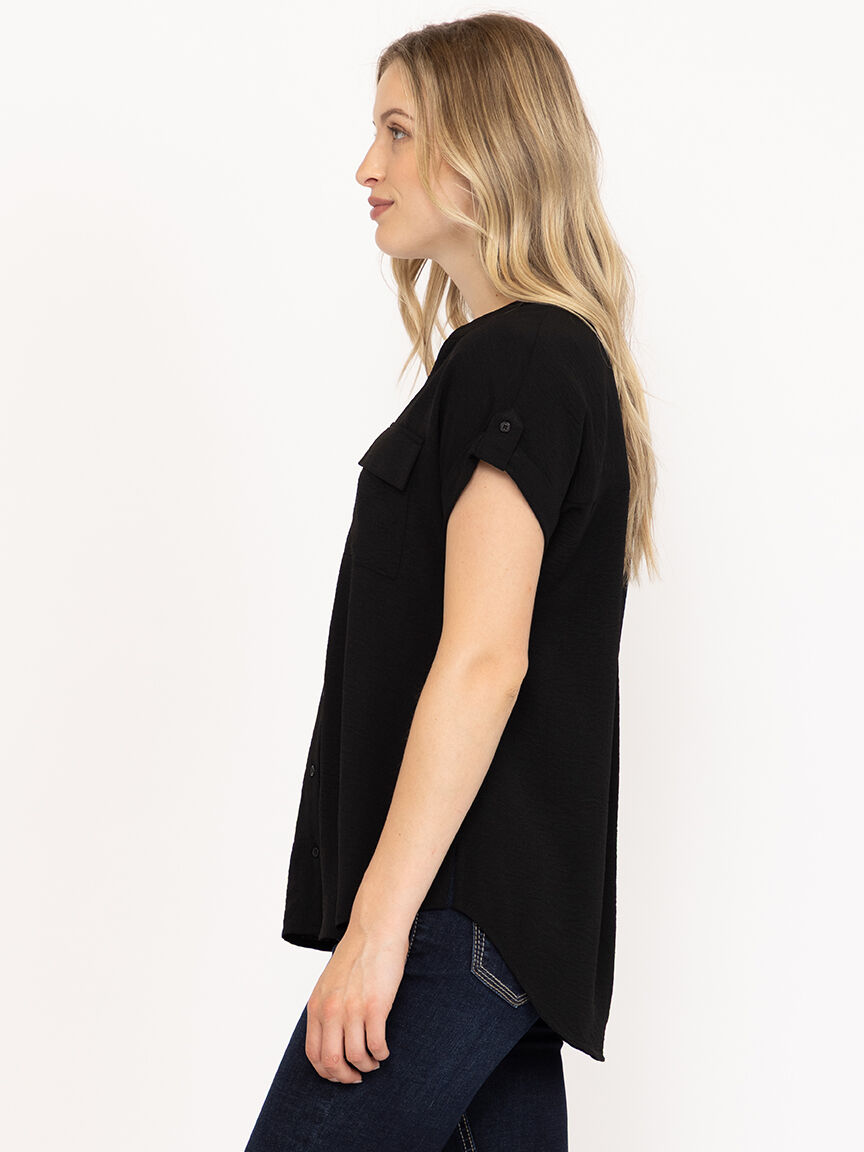 Women's Button Front Blouse