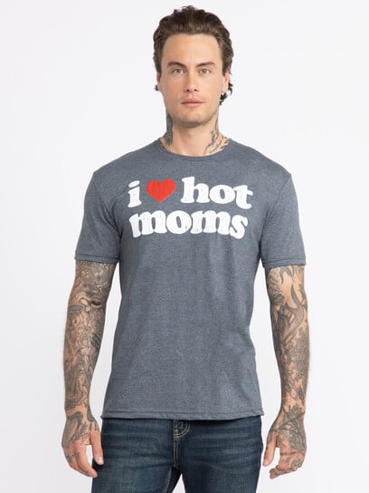 Men's I Heart Hot Moms Tee Men's I Heart Hot Moms Tee