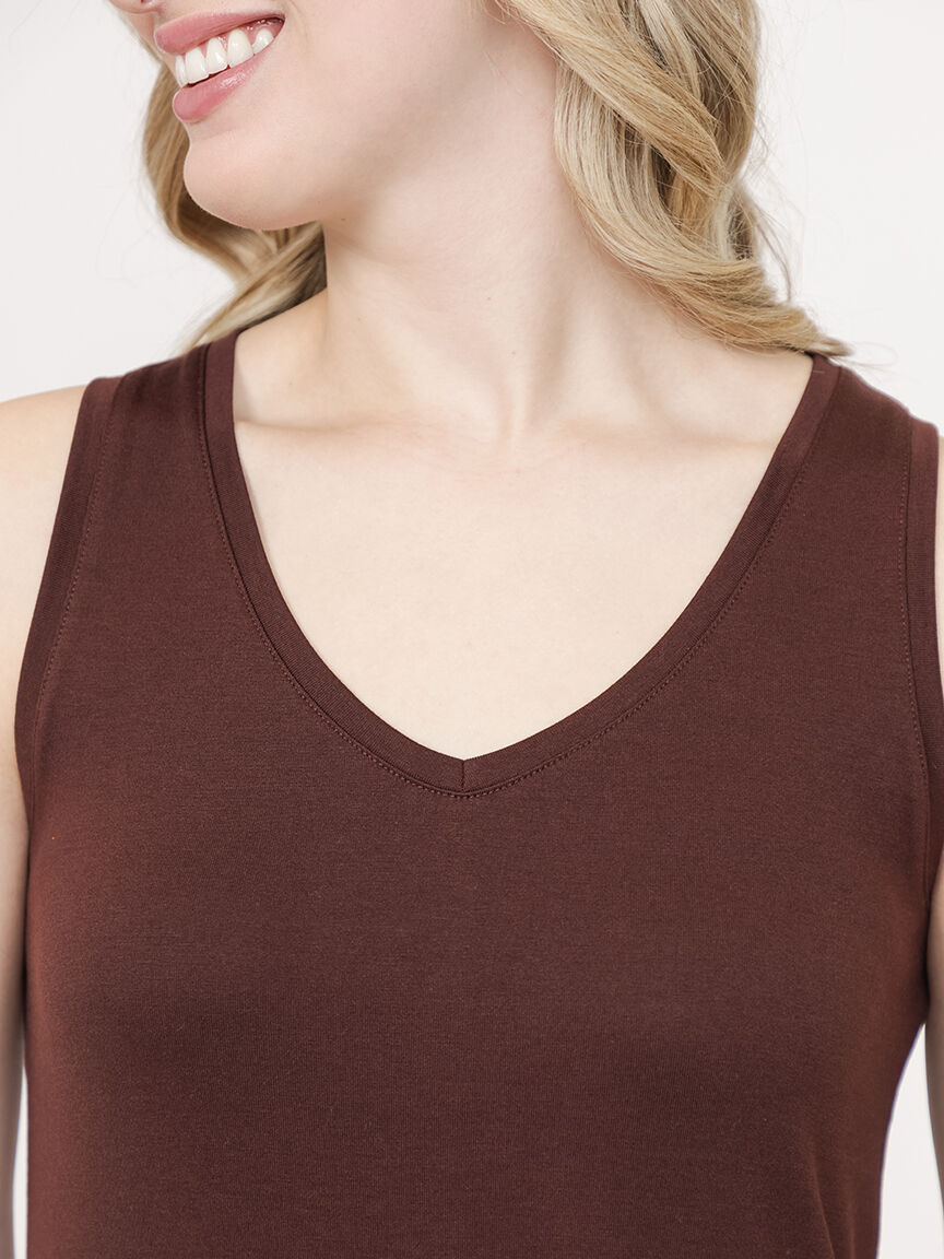 Women's V Neck Legging Tank