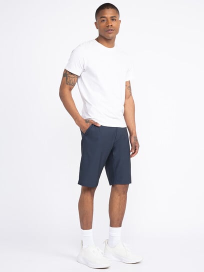 Men's Navy Hybrid Shorts
