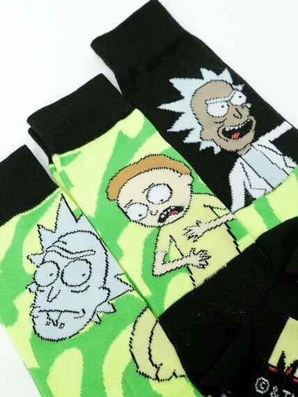 Men's Rick & Morty Socks Men's Rick & Morty Socks Image 5