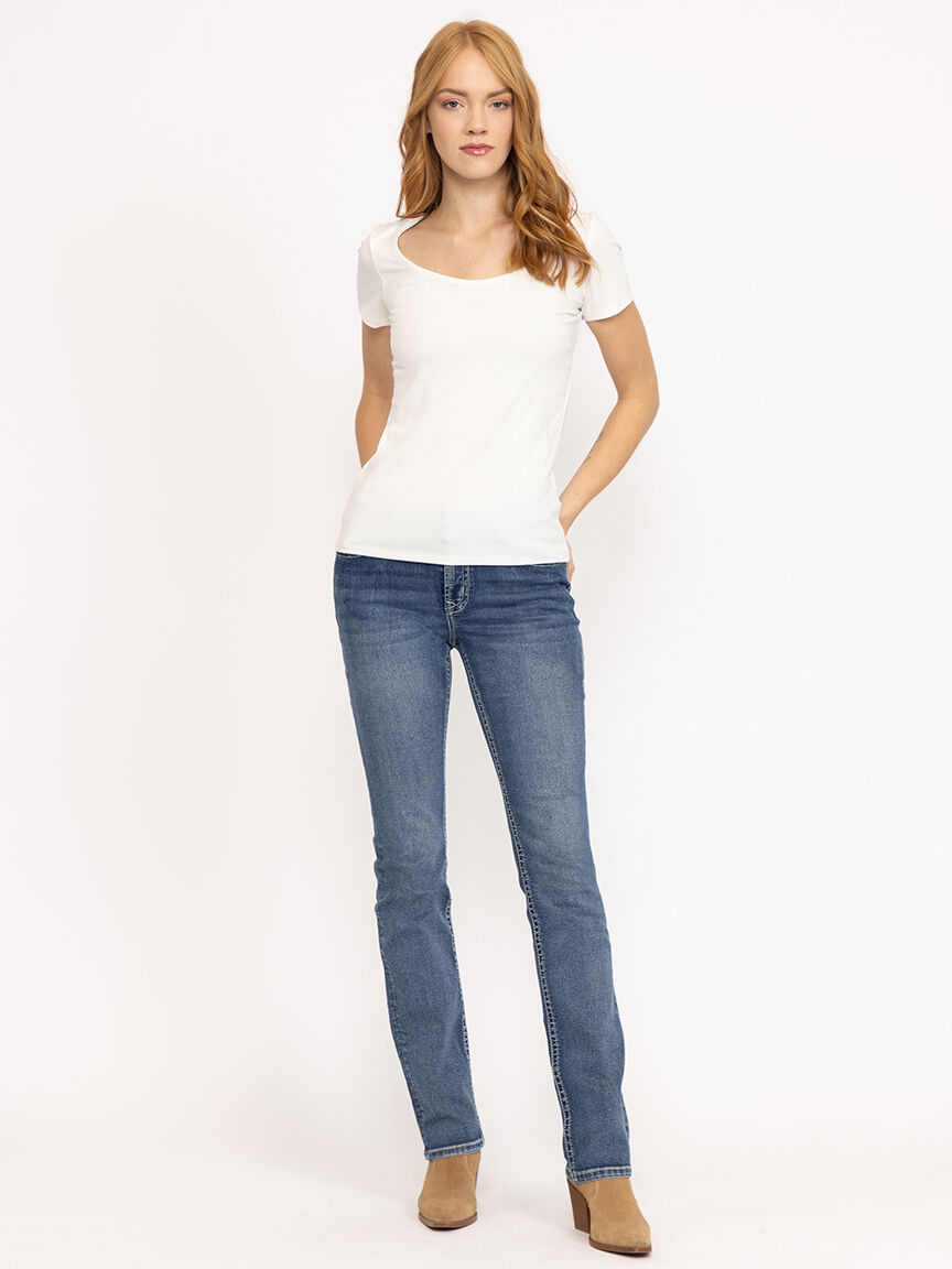 Women's Rib Sweetheart Tee