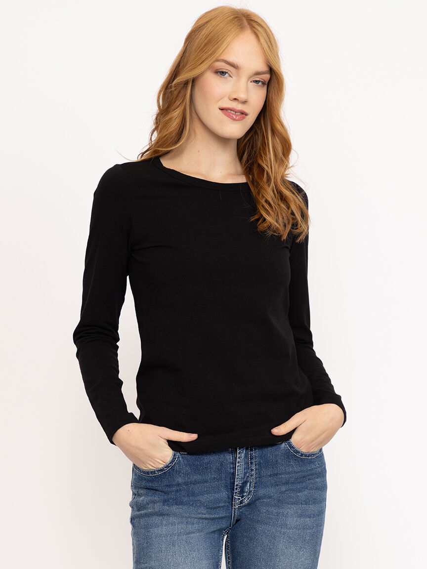 Women's Crew Neck Long Sleeve Tee