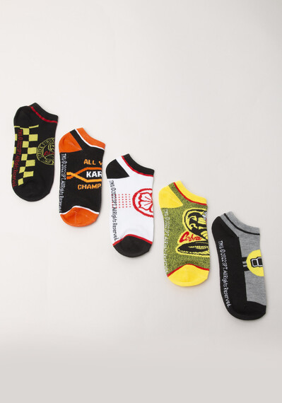 Women’s 5 Pack Cobra Kai Championship Ankle Socks Women’s 5 Pack Cobra Kai Championship Ankle Socks Image 1