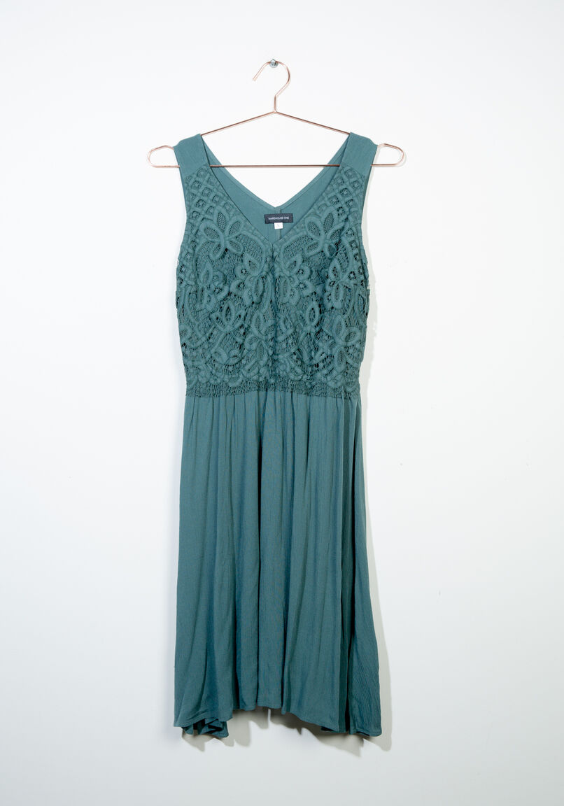 Women's Lace Top Dress Warehouse One Women's Lace Top Dress Warehouse One