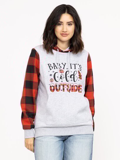 Women's Baby It's Cold Outside Hoodie Women's Baby It's Cold Outside Hoodie