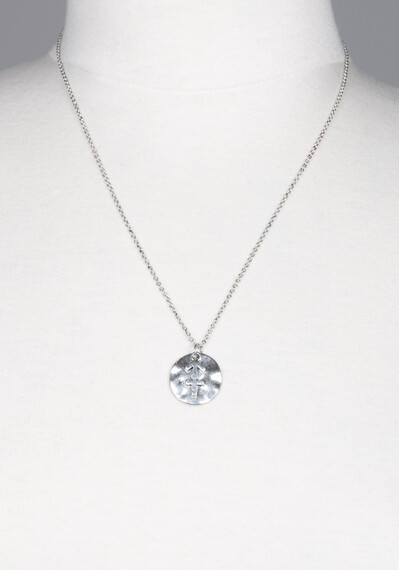 Women's Sagittarius Zodiac Silver Necklace Women's Sagittarius Zodiac Silver Necklace Image 2