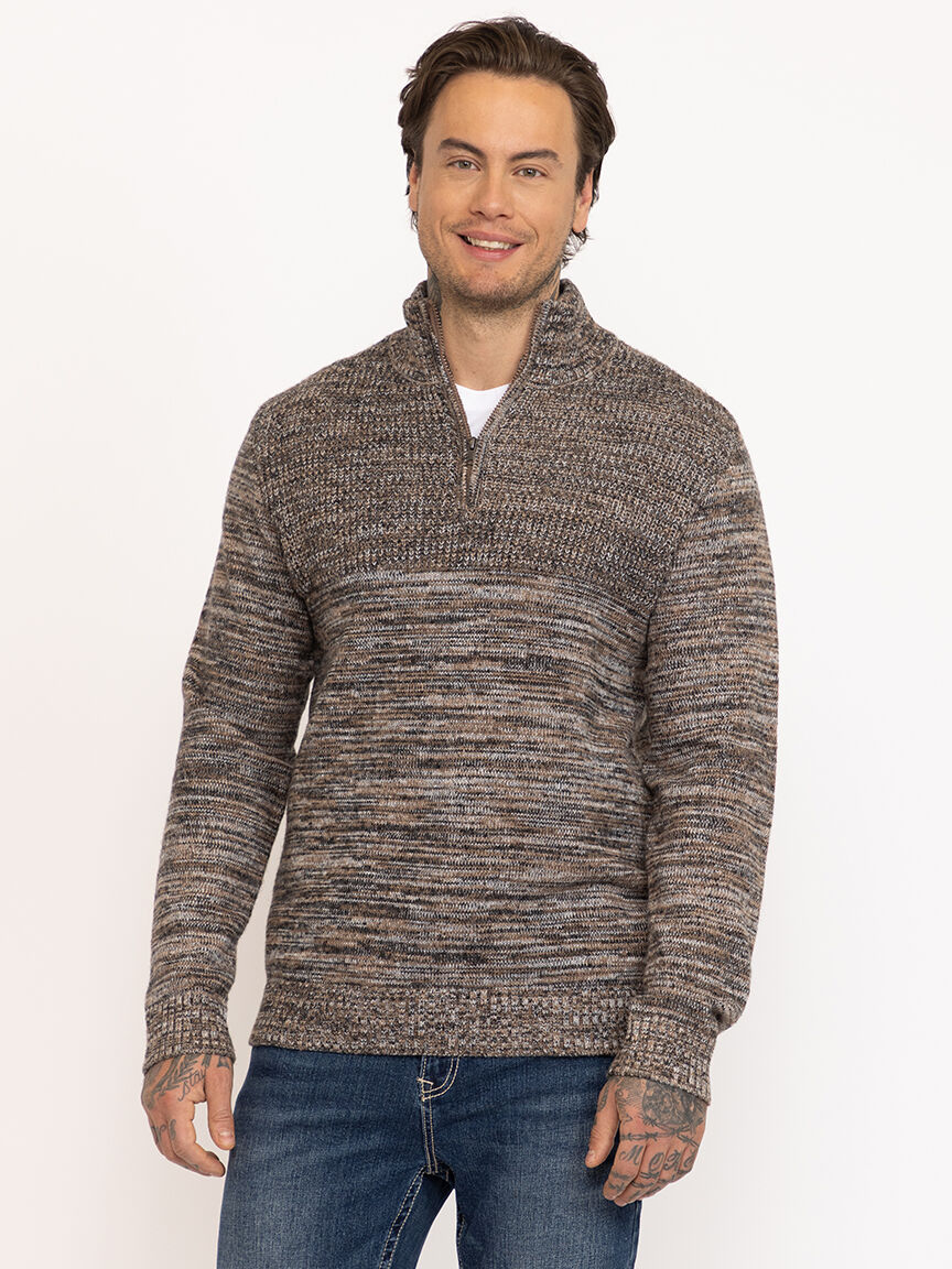 Men's Quarter Zip Sweater